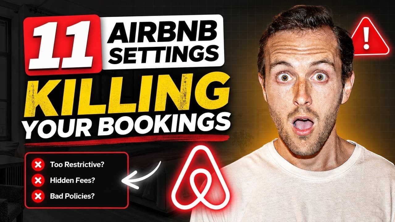 11 Airbnb Settings BLOCKING Your Bookings Right Now